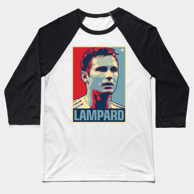 Lampard Baseball T-Shirt by DAFTFISH